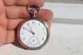Швейцарски джобен сребърен часовник ''Zenith'' 52 мм, снимка 1 - Антикварни и старинни предмети - 38333626