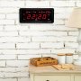 2158 LED електронен часовник,Термометър ,Аларма, снимка 3