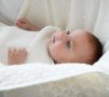 Бамбуково одеяло за Дете или Бебе, дизайн Скандинавия - Цвят Кокос, снимка 1