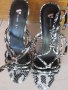 Луксозни нови сандали By very змийски принт номер 40, снимка 1 - Дамски елегантни обувки - 37058922