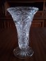 Кристални, старинна, красива, кристална ваза, снимка 4