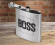 Метална манерка "BOSS" - стилен подарък  за истински  мъж , снимка 3