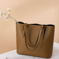 Дамска чанта Естествена кожа Brown 988, снимка 12 - Чанти - 40584964