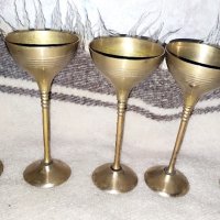 Месингови чаши за вино, снимка 5 - Чаши - 43364691