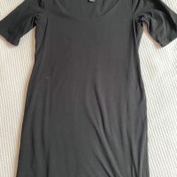Черна права рокля H&M, размер М, снимка 1 - Рокли - 32595097