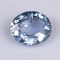 Син сапфир 0.66ct само нагряван овална шлифовка, снимка 1 - Други - 39409951