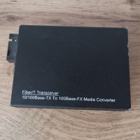 Медиен конвертор Fiber Media Converter 10/100Base-TX RJ45, снимка 1 - Суичове - 36960671