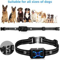 Нов Водоустойчив нашийник каишка за кучета против лай USB зареждане , снимка 6 - За кучета - 43102690