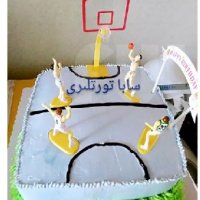 4 Баскетболисти и кош фигурки PVC пластмасови  за игра и украса торта топер баскетбол, снимка 5 - Други - 22004563