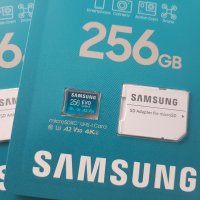 ✅ 📱📸 Micro SD card SD карта 256GB Samsung EVO Select 130 MB/s, снимка 2 - Samsung - 43112067