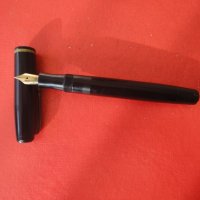  Холандска бакелитова писалка със златен писец перо , снимка 2 - Колекции - 39142602