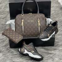 Дамска чанта портфейл и спортни обувки Louis Vuitton 118, снимка 1 - Дамски ежедневни обувки - 33607307
