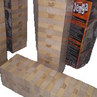 Дървена Дженга Кула с 54 блокчета JENGA HASBRO, снимка 2 - Образователни игри - 26162107