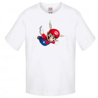 Детска тениска Супер Марио Super Mario 5, снимка 3 - Детски тениски и потници - 32940152