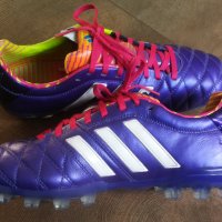 Adidas Adipure 11Pro AG Purple/White Размер EUR 42 / UK 8 бутонки естествена кожа 32-14-S, снимка 8 - Спортни обувки - 43537484