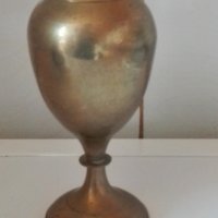 Месингова ваза., снимка 2 - Антикварни и старинни предмети - 37135198