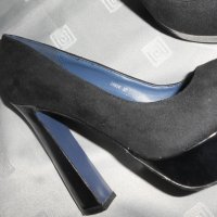 Дамски черни обувки Annalisa, снимка 6 - Дамски обувки на ток - 28760635