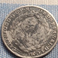 Сребърна монета 20 кройцера 1779г. Карл Теодор Мюнхен Бавария 29757, снимка 1 - Нумизматика и бонистика - 42969761