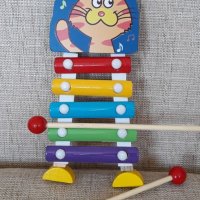 Детски дървен ксилофон, снимка 6 - Образователни игри - 26742993