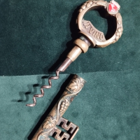 тирбушон ключ месинг, снимка 4 - Антикварни и старинни предмети - 44905944