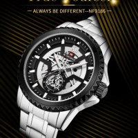 Мъжки часовник NaviForce NF9186 SB., снимка 8 - Мъжки - 34771721