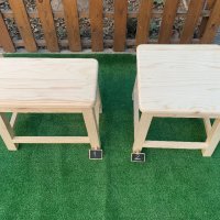 Дървено столче - табуретка , снимка 1 - Столове - 39755917