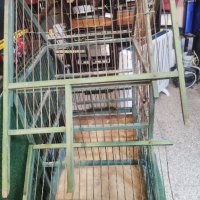 Стара дървена клетка за малки птици , снимка 3 - Други ценни предмети - 44034738