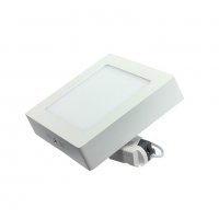 LED панел за външен монтаж, квадратен, 18W топла светлина с включен драйвър, снимка 2 - Лампи за таван - 39136363