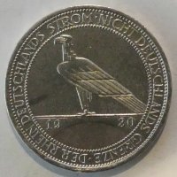 Монета Ваймарска република 3 Марки 1930-А  aUNC, снимка 1 - Нумизматика и бонистика - 37956110