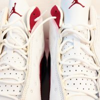 Nike Air Jordan 13 XIII Retro 2005 GREY TOE White Red Flint чисто нови 46ти номер 30см стелка, снимка 9 - Маратонки - 40582352