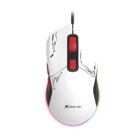 Xtrike ME геймърска мишка Gaming Mouse GM-316W - 7200dpi, Detachable covers, White, снимка 2 - Клавиатури и мишки - 44087777