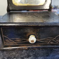 Стара дървена кутия за бижута, козметика, снимка 9 - Антикварни и старинни предмети - 43184604