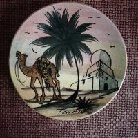 Сувенирна чиния за стена ТУНИС, снимка 1 - Пана - 32697902