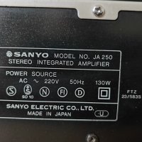 Продавам усилвател и тунер SANYO JA250 и SANYO JT260L, снимка 7 - Ресийвъри, усилватели, смесителни пултове - 43609521