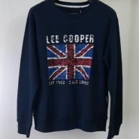 Lee Cooper Fic Logo - Мъжко спортно горнище, синьо, размер - L., снимка 1 - Спортни дрехи, екипи - 39605312
