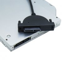 USB Кабел за Записващи Оптични устройства Засписвачки DVD CD Slimline SATA Laptop CD/DVD Rom Optical, снимка 3 - Лаптоп аксесоари - 32627048