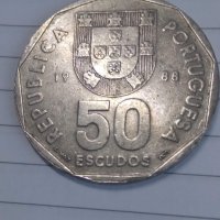 50 ескудо Португалия 1988, снимка 4 - Нумизматика и бонистика - 34844118