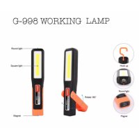 Мини акумулаторна работна лампа COB LED - G998, SOS , магнит и кука, снимка 4 - Къмпинг осветление - 40015535