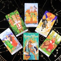 Tarot of Golden Wheel - карти Таро, снимка 10 - Други игри - 37369411