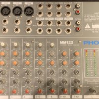 Phonic MM122  12 Channel Mixing, снимка 3 - Ресийвъри, усилватели, смесителни пултове - 44078755