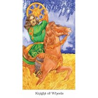 карти таро USG GOLDEN WHEEL нови​ Вдъхновено от магията и мъдростта на руските приказки, снимка 4 - Шах и табла - 37255316
