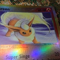 Pokemon Flareon 5/100 , снимка 2 - Колекции - 43912513