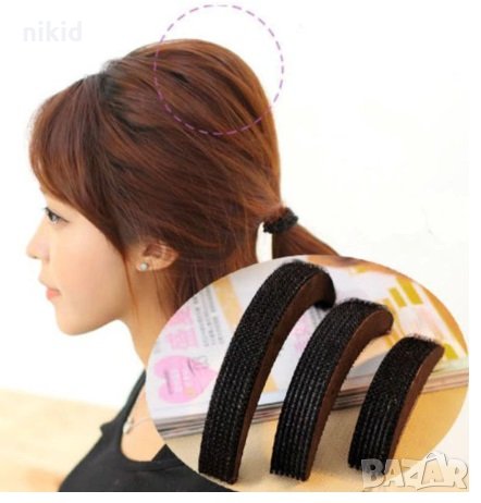 3 размера приставки за обем на косата лесна прическа, снимка 1