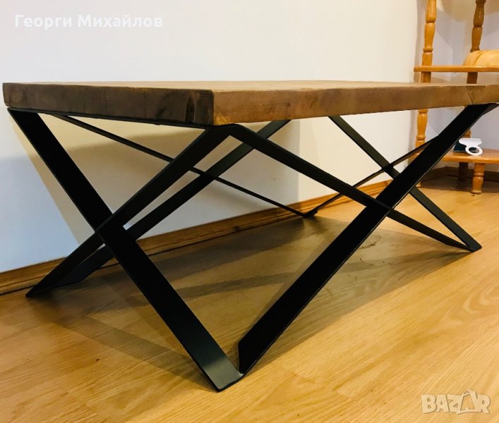 Холна маса ,трапезна маса,помощна маса Рустик стил индустриален стил, снимка 1