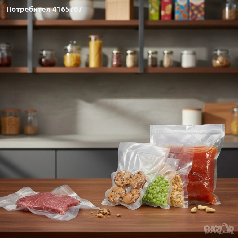 Вакуумни пликове за запечатване на храни – комплект 30 броя в 3 размера, снимка 1