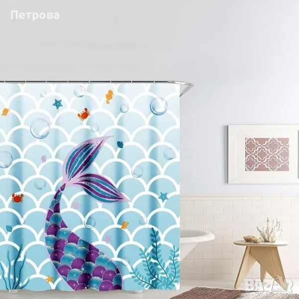 Завеса за баня-180х180 см./Завеса за душ, снимка 1