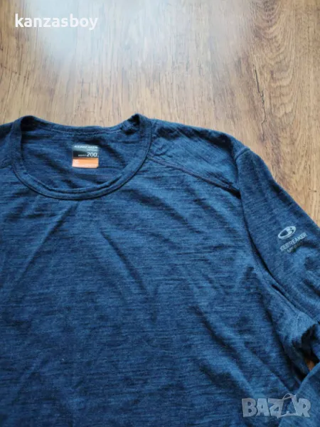 icebreaker 200 merino base layer mens - мъжка мерино блуза ХЛ, снимка 1
