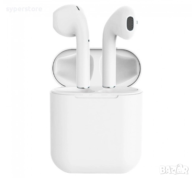 Слушалки безжични Bluetooth DigitalOne SP01136 IP12, Тапички, Блутут, BT5.0, бели, снимка 1