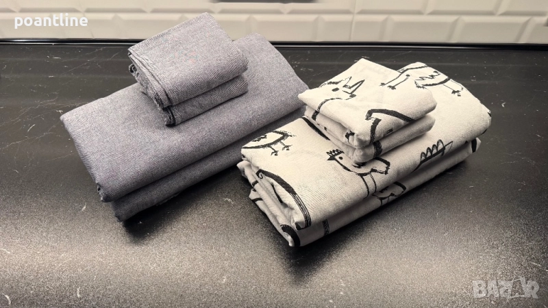 IKEA спално бельо KOPPARBLAD и PURPURBRACKA комплект плик за завивка и калъфка, снимка 1