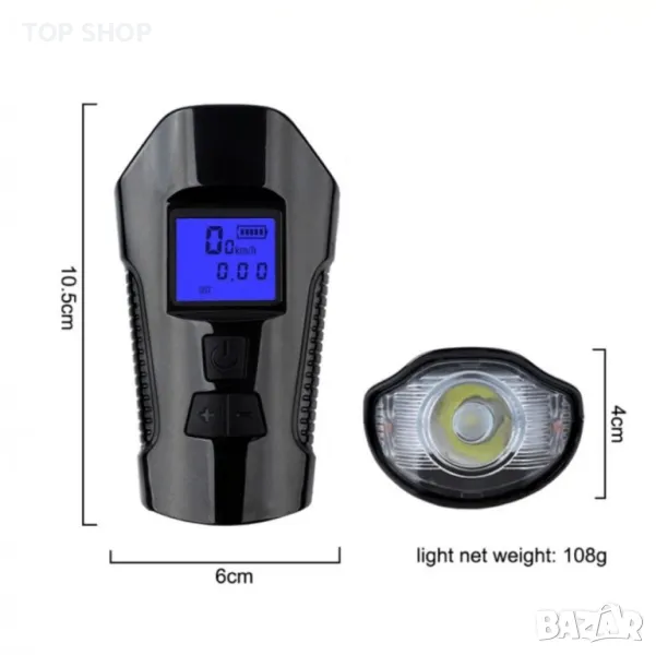 Фар и стоп за велосипед, снимка 1